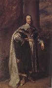 Peter Paul Rubens Charles I in Garter Robes (mk01) oil on canvas